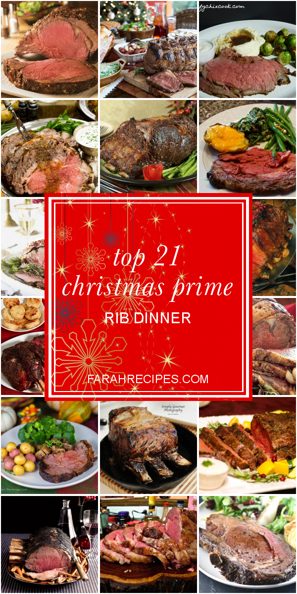 Top 21 Christmas Prime Rib Dinner - Most Popular Ideas of All Time